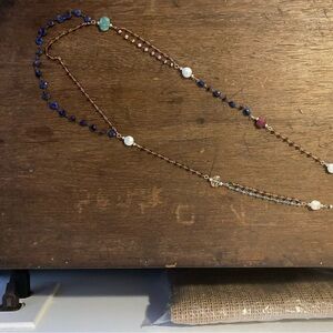 Sundance Blue and Green Necklace with Elegant Design